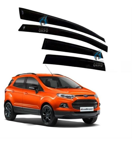 Deflectores Ventanilla X4 Ford Ecosport Kinetic 2013 A 2020