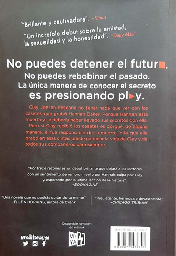 Por Trece Razones Asher Vrya Usado # (Usado)