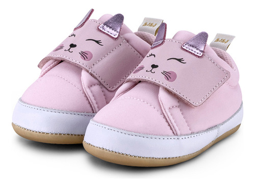 Zapatillas Cat Afeto Joy Ii Rosado Bibi Niña