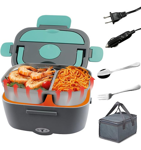 Electric Lunch Box Food Heater For Car Truck Home Work Porta