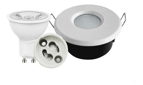 Foco Empotrable Fijo Ip 54 Aro+ Ampolleta /demasled