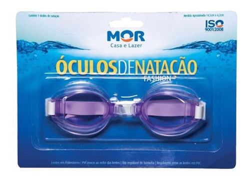 Óculos De Natação Fashion - Mor - Roxo - 001896 Cor Violeta
