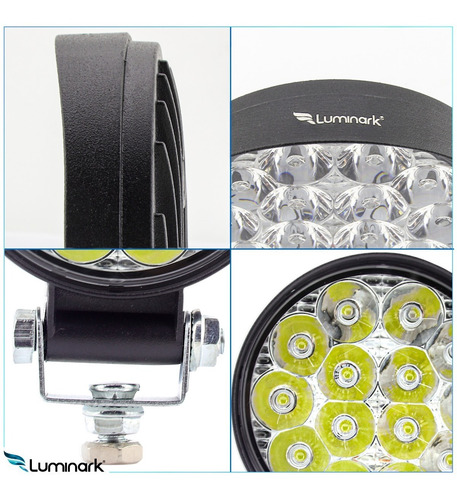 Imagem 6 de 6 de 4x Farol Auxiliar Milha Led 18w 200 Metros 12v 24v Classe A