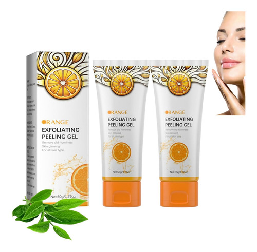 2×gel Exfoliante Orange Para Rostro Y Cuerpo Scr 1008