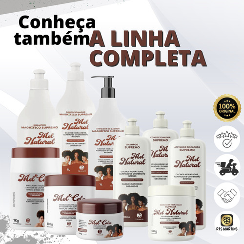Condicionador Mel Natural Modelagem E Fitagem Trihair 500ml