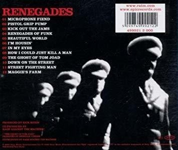 Rage Against The Machine Renegades Eu Import  Cd