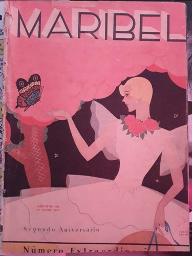 Revista Maribel, Alfonsina Storni, N104. Octubre De 1934