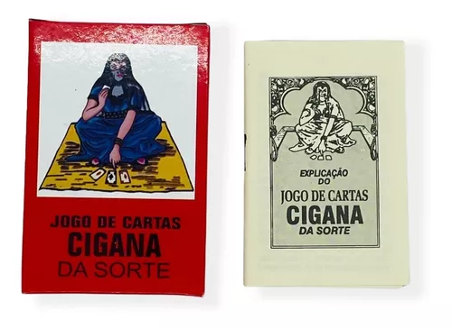 Tarot Baralho - Jogo De Cartas Cigana Da Sorte - Casa do Cigano - A Maior  Loja de Umbanda e Candomblé do Brasil