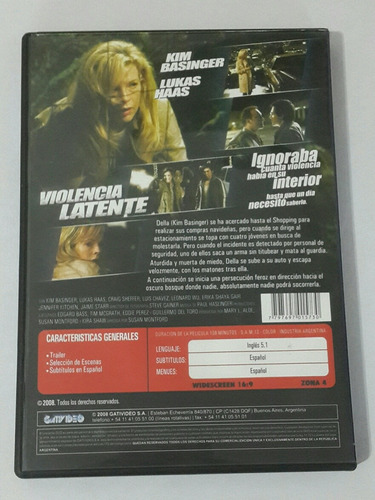 Pelicula Violencia Latente - Dvd Original - Los Germanes (Usado)