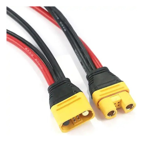 Conector Xt60h Tipo Bala, Hembra Y Macho Chapado En Oro 