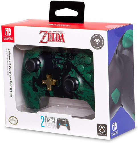 Control Inalámbrico Nintendo Switch Silueta Link Powera (Usado)