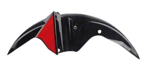Salpicadera Negro/rojo Original Italika 125z(f16010224)