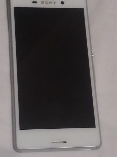 Display Sony Experia Con Marco Blanco Y Gris En Perfecto 