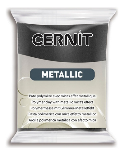 Cernit Metallic Arcilla Polimérica 56 G, Colores A Elección Color Hematita