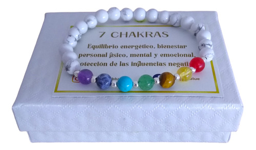 Pulsera 7 Chakras, Plata 950