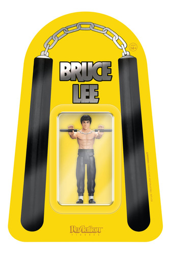 Super7 Bruce Lee Dragon Flex Figura Accion 3.75  Accesorio