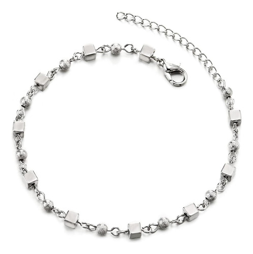 Coolsteelandbeyond Pulsera Tobillera De Cadena Con Eslabones