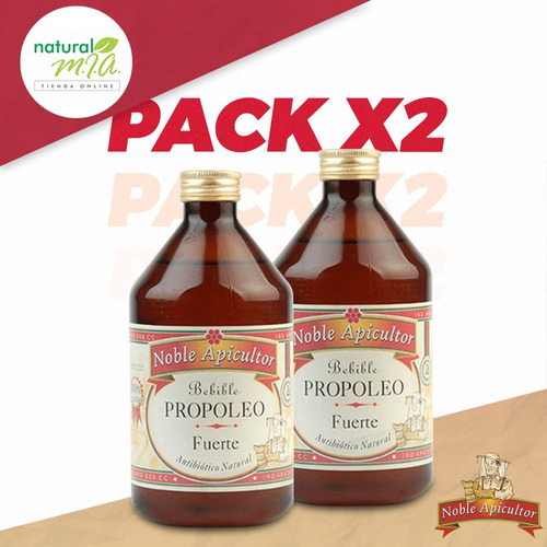Pack X 2 - Propóleo Fuerte Noble Apicultor-500-antib Natural