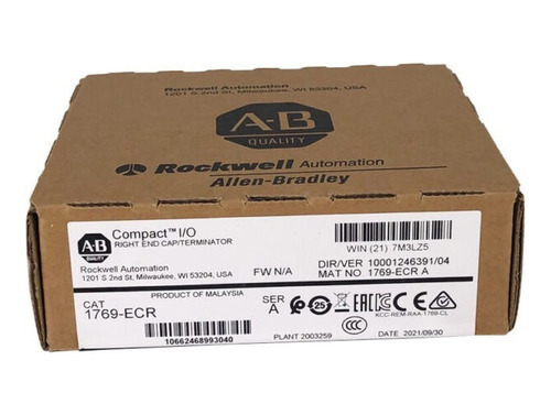 1769-ecr Allen Bradley Compactlogix Tapa Final