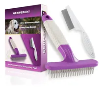 Comprar Peine Acero Inoxidable Doble Fila Para Perros Gatos Mediano