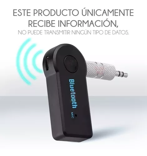 3en1 Transmisor 3.5mm Receptor Bluetooth Música Llamadas