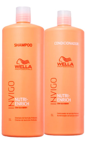  Wella Kit Invigo Nutri Enrich Duo Salon (2 Produtos)