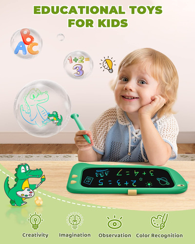 Tableta De Escritura Lcd Con Forma De Dinosaurio Kokodi Para