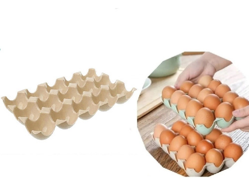 Bandeja Porta Ovos 15 Divisórias Organizador Geladeira