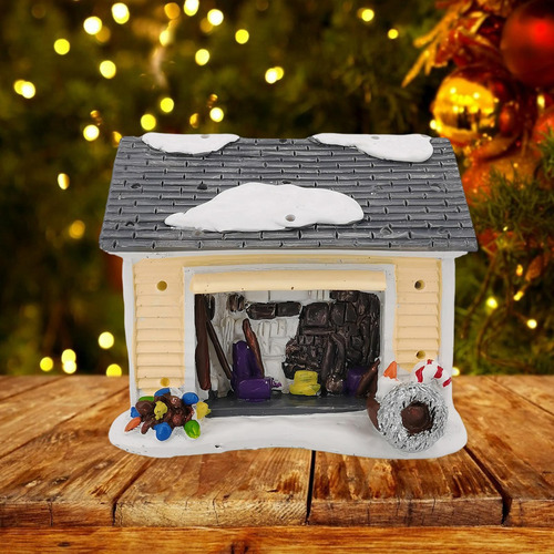 Adornos De Pueblo De Nieve De Navidad El 12,5x10x10cm