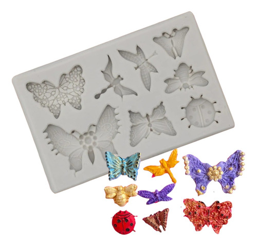 Molde Mariposas Silicona Chocolate Isomalt Fondant Resina