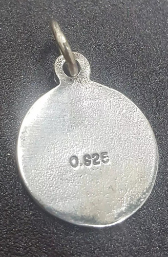 Medalla Tetragrammaton Proteccion En Plata 1,5 Cm Art 776