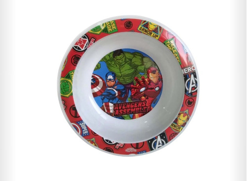 Bowl Infantil Plastico Chico Avengers Vengadores Cresko