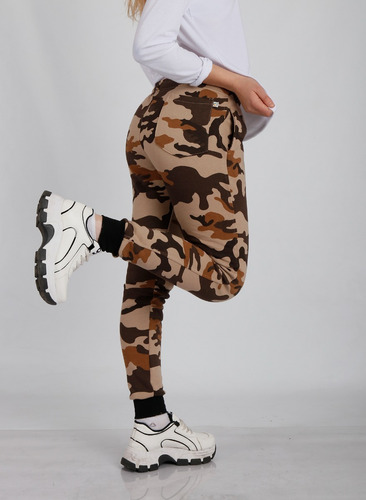 Imagen 4 de 4 de Pantalon Jogguings Jogguers Mujer Trend Gym Moda Cabron A16