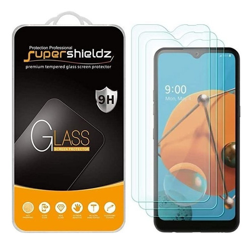 (3 Pack) Supershieldz Para LG K51 Vidrio Templado Protector