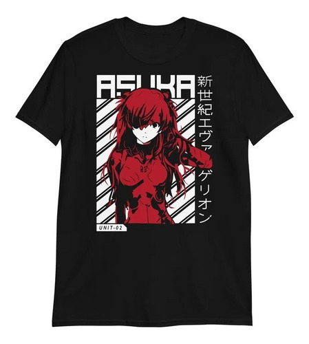 Imagen 1 de 4 de Remera Camiseta Anime Askua Langley - Evangelion