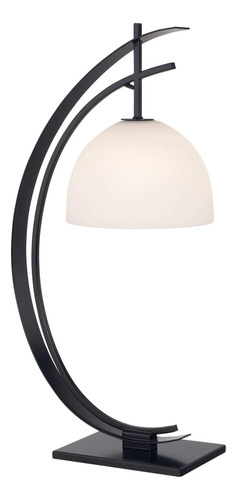 Pacific Coast Lighting Orbit Lampara Mesa Luz Acabado Negro