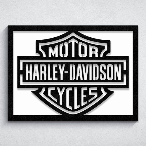 Placa Decorativa Harley Davidson