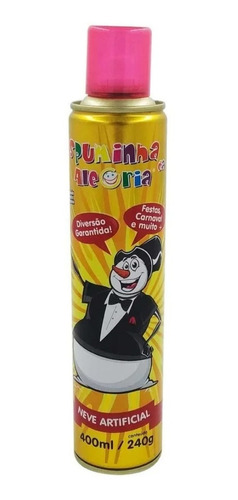 Espuminha Da Alegria Neve Artificial 400ml Carnaval Festas