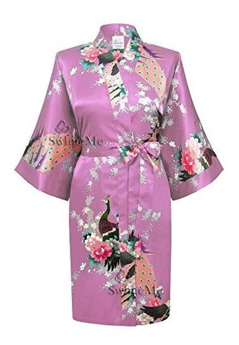 Traje De Kimono De Mujer Swhiteme, Corto, Talla Única, Pavo