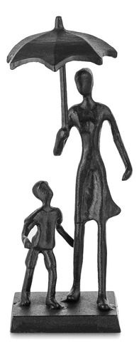 Figura De Hierro Mamá E Hijo, Estatua De Amor Día De ...