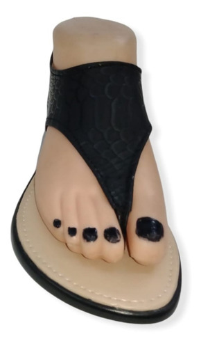 Imagen 5 de 5 de Huarache Cerrado Animal Víbora Con Talon Sandalia Muy Cómoda