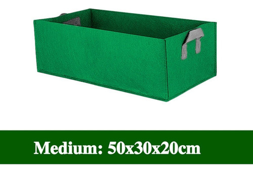Cama De Jardín Elevada De Tela I, Rectangular, Transpirable,