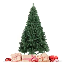 Comprar Arbol De Navidad Artificial Pino Navideños Árbol 1.8m Verde Árbol Navidad Con Soporte De Metal Resistente, Plegado De Montaje Rápido, Para Decoración De Navidad De Fiestas, Hogar, Tienda