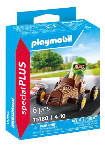 Playmobil - Linea Special Plus Niño Karting Y Casco
