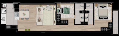 Imagem 20 de 22 de Apartamento No Vila Izabel De 54,91 M2 Com 2 Quartos - La25338.704-rede - La25338.704