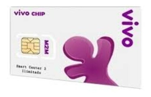 Chip M2m (vivo) P/ Rastreadores Automotivos Telemetria E App