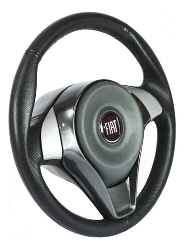 Volante Fiat Uno Fire, Novo Uno, Palio, Idea C/ Cubo Grafite