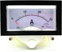 Comprar Yxq Dc 0-30a Panel De Corriente Analógico 85c17 Amperímetro 