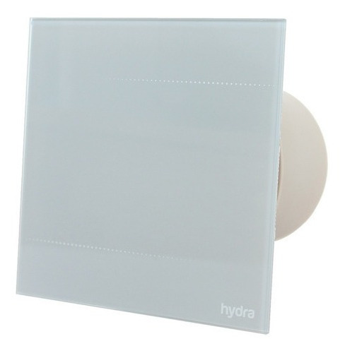 Extractor De Aire Vidrio Gris Para Baño Potenciado Hydra