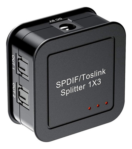 Divisor De Fibra Óptica Spdif 1 En 3 Salidas 1x3 Premium